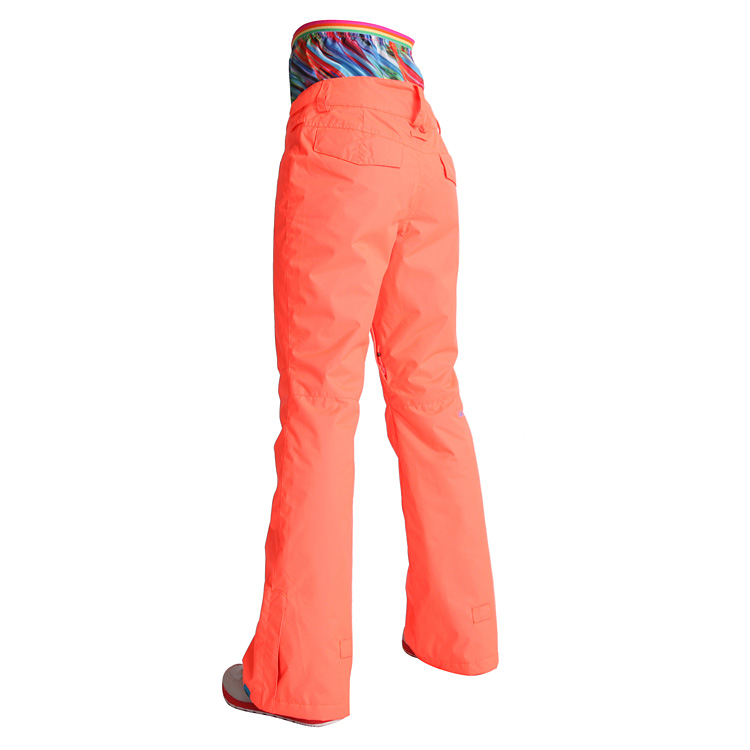 горнолыжные оранжевые брюки женские купить недорого фото