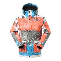 Зимняя недорогая ветрозащитная, водонепроницаемая, дышащая мужская горнолыжная, сноубордическая куртка