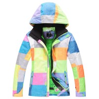 Современные яркие модные недорогие зимние мужские горнолыжные, сноубордические куртки GSOU SNOW