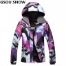 Женская водонепроницаемая горнолыжная куртка Gsou Snow