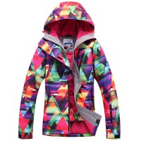 Женские ветрозащитные зимние горнолыжные куртки GSOU SNOW