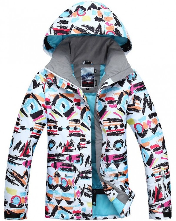 Теплая, водонепроницаемая, ветрозащитная горнолыжная, сноубордическая женская куртка Gsou SNOW